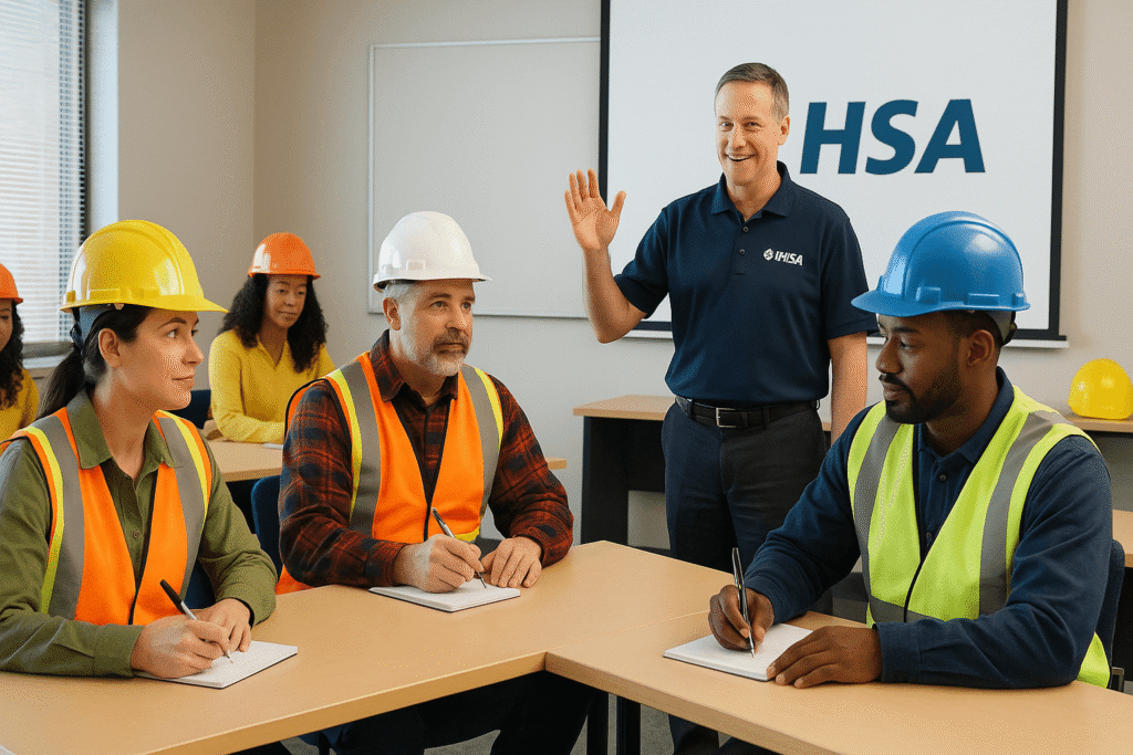 a group of people in a meeting